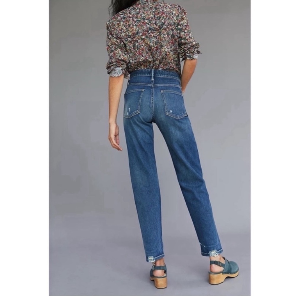 Anthropologie Pilcro Selvedge Boyfriend Jeans Size 32 Blue Relaxed Denim Plus - Picture 6 of 8